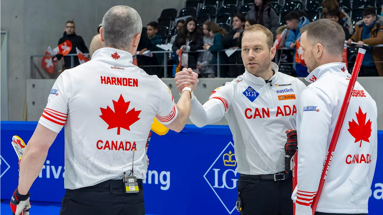 Gushue picks up 50th career win at men's worlds as Canada top New Zealand