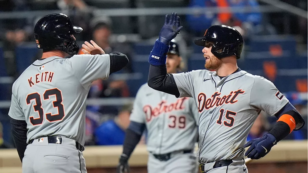 Kelly's three-run homer in 10th helps undefeated Tigers beat Mets