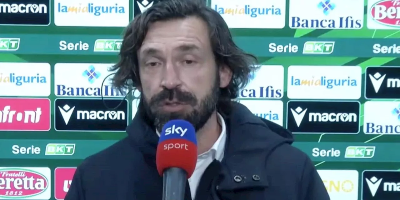 Crisi Juve, Pirlo sta con Allegri: “In linea con gli obiettivi. Credo che…”