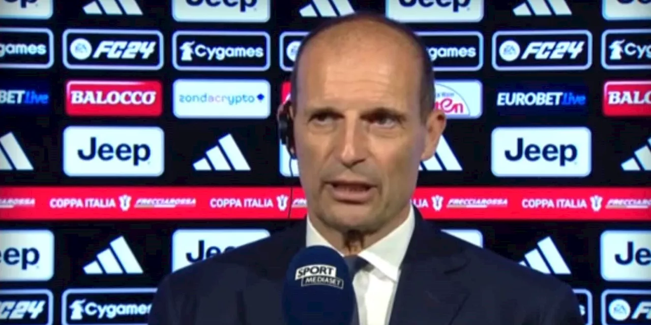 Juve, Allegri: 'Fischi ingiusti ad Alex Sandro. All'intervallo ho detto...'