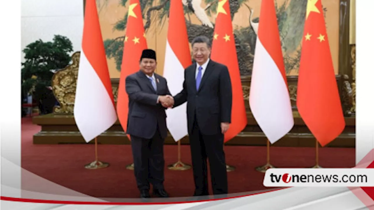 Bertemu Presiden China Xi Jinping, Menhan Prabowo Bahas Penguatan Kemitraan Strategis dengan China