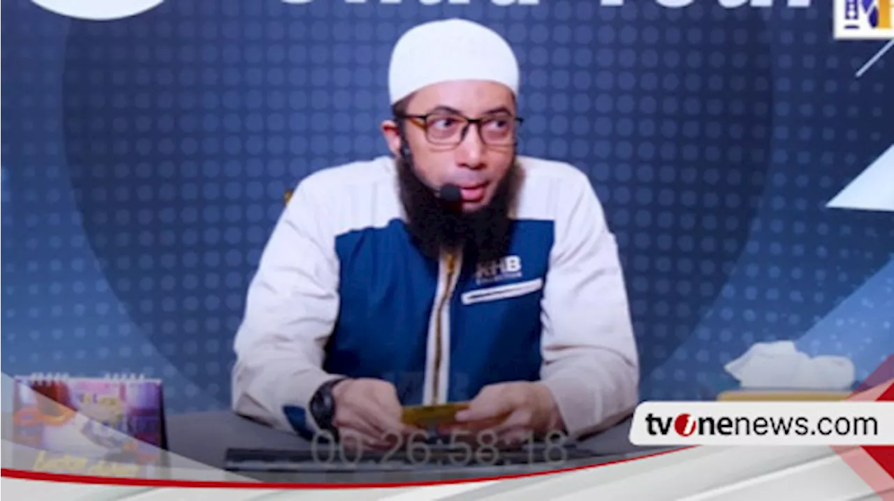 Ustaz Khalid Basalamah Ungkap Cara agar Rezeki Mengalir Deras, Ternyata Mudah, Cukup Lakukan...