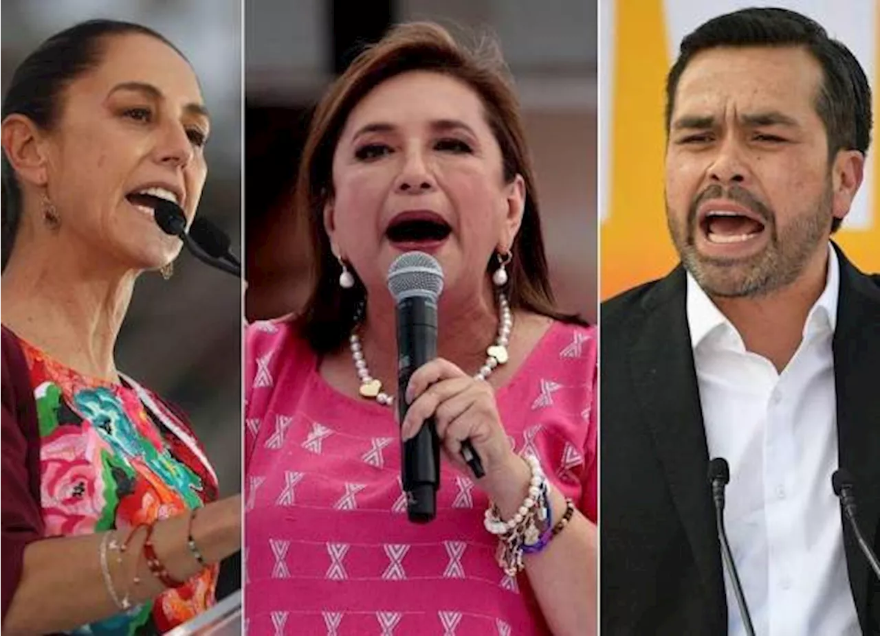 Claudia Sheinbaum, Xóchitl Gálvez y Álvarez Máynez gastan 183 mdp en primer mes de campaña