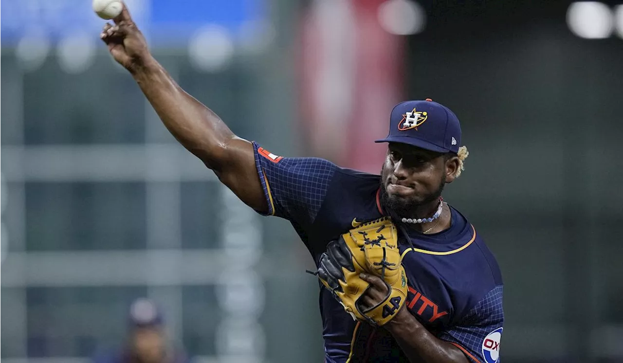 Ronel Blanco throws the first no-hitter in the majors this season in Astros' 10-0 win over Toronto