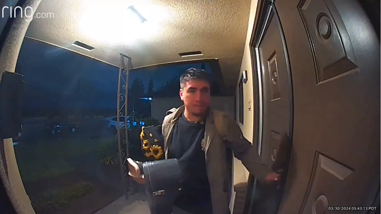 Burglar Caught on Camera Stealing Personal Items from Home