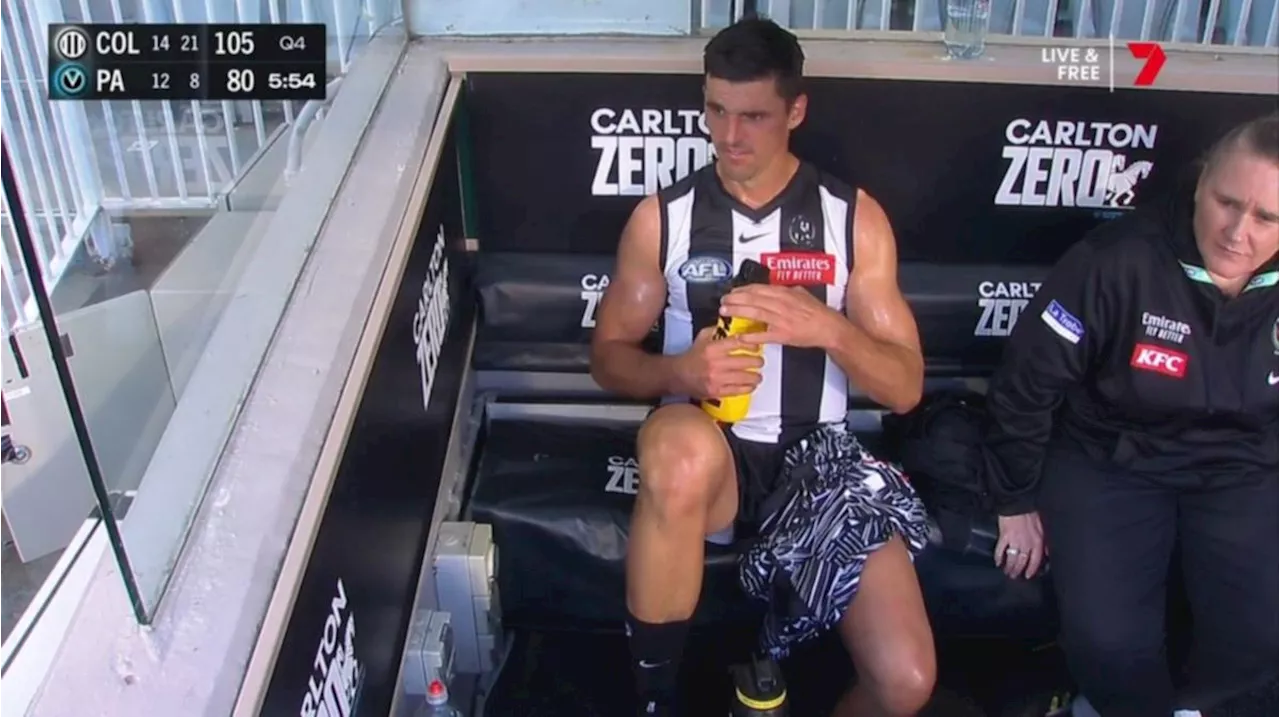 Scott Pendlebury subbed out before special milestone as Collingwood smash Port Adelaide