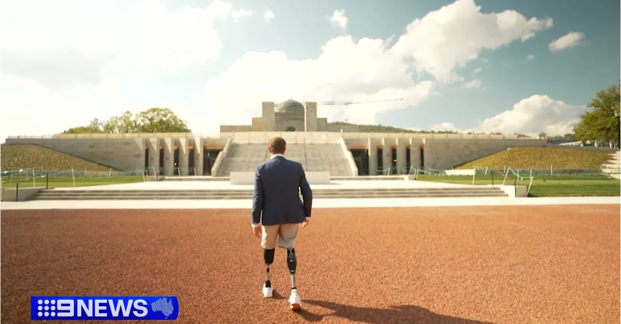 Australian veteran who lost his legs fighting in Afghanistan makes history