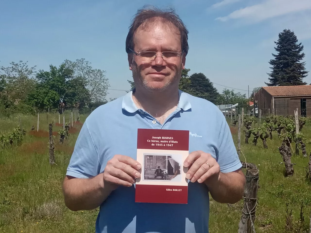 Gironde : il écrit un livre sur Joseph Biarnès, ancien maire résistant d’Illats