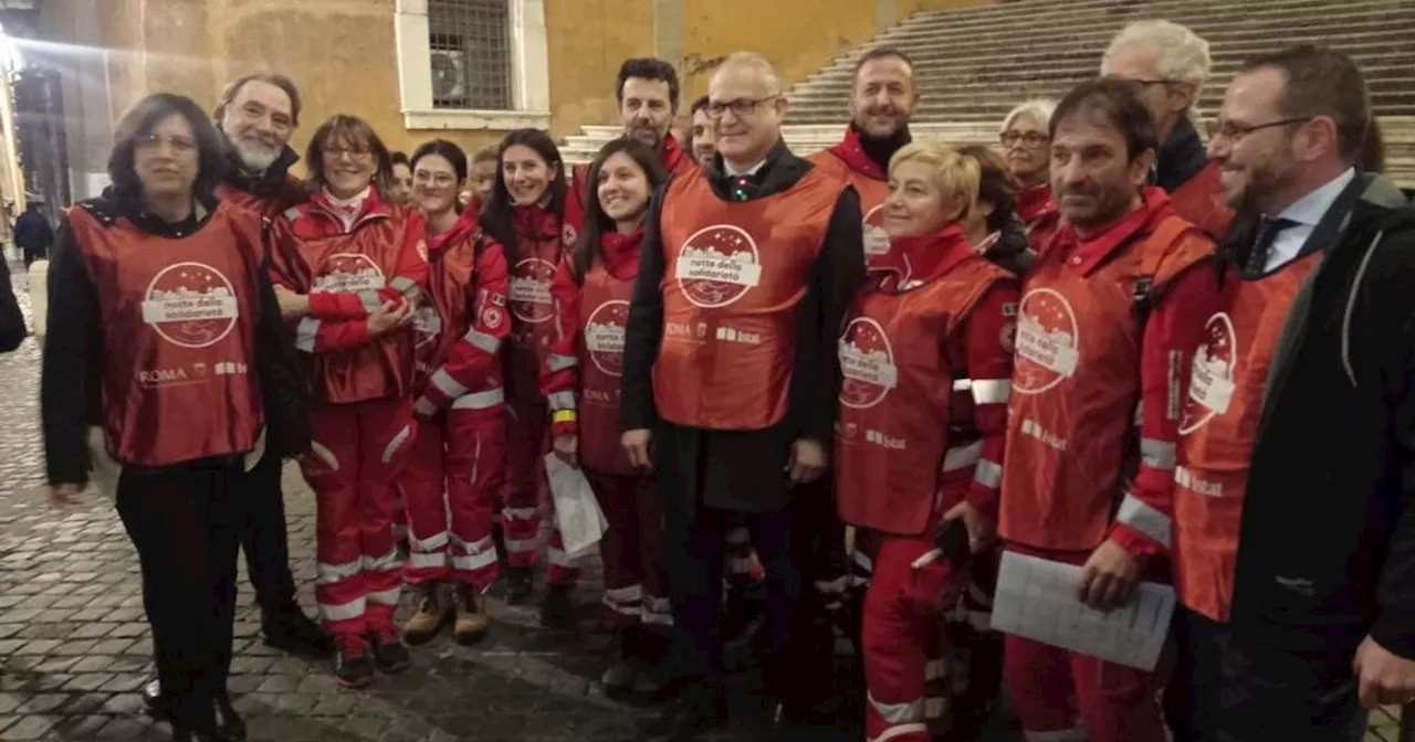 Notte della solidarietà a Roma, mobilitati 2000 volontari