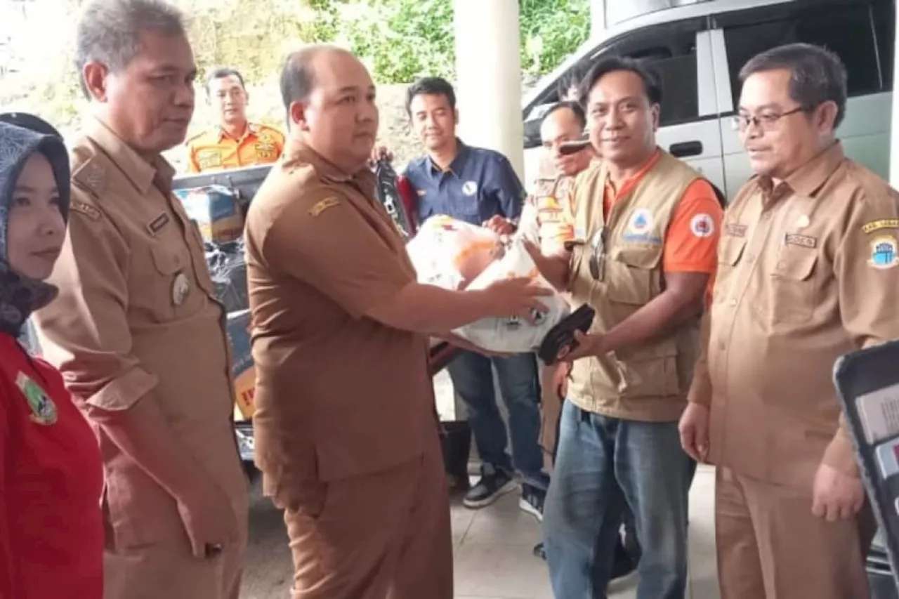 BPBD Lebak salurkan bantuan beras bagi korban banjir