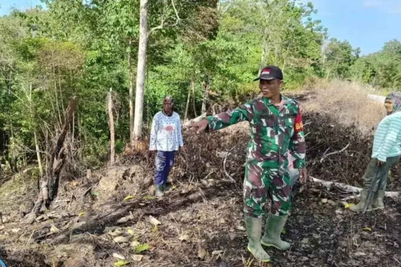 Kodim Kutim bersama tim gabungan rutin patroli cegah karhutla