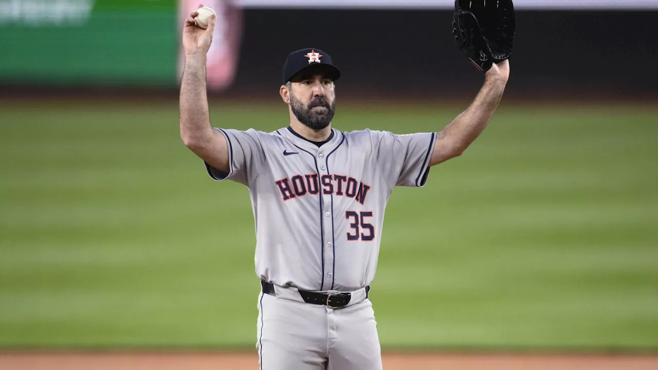 Justin Verlander allows 2 runs over 6 innings in season debut for Astros