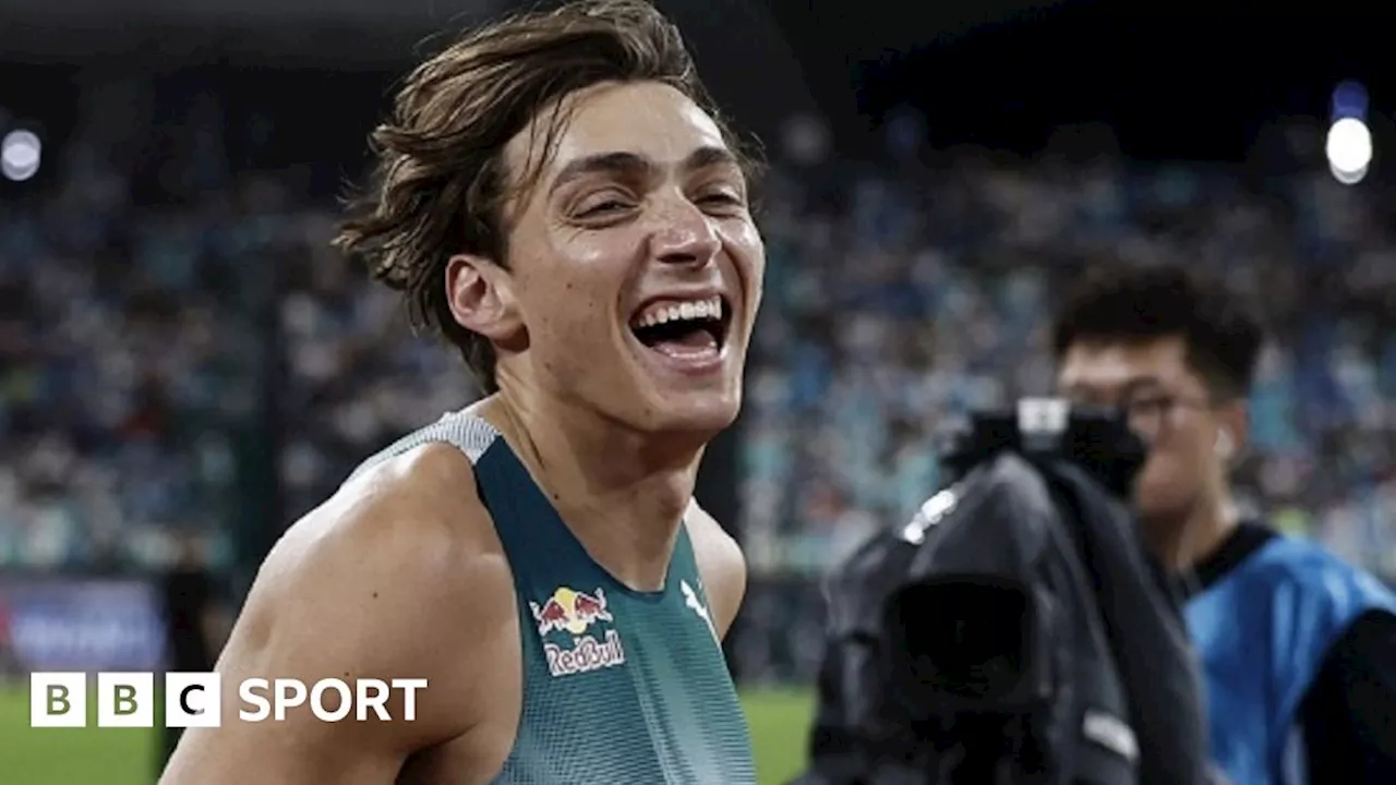 Sweden's Armand Duplantis breaks pole vault world record at Diamond League Xiamen