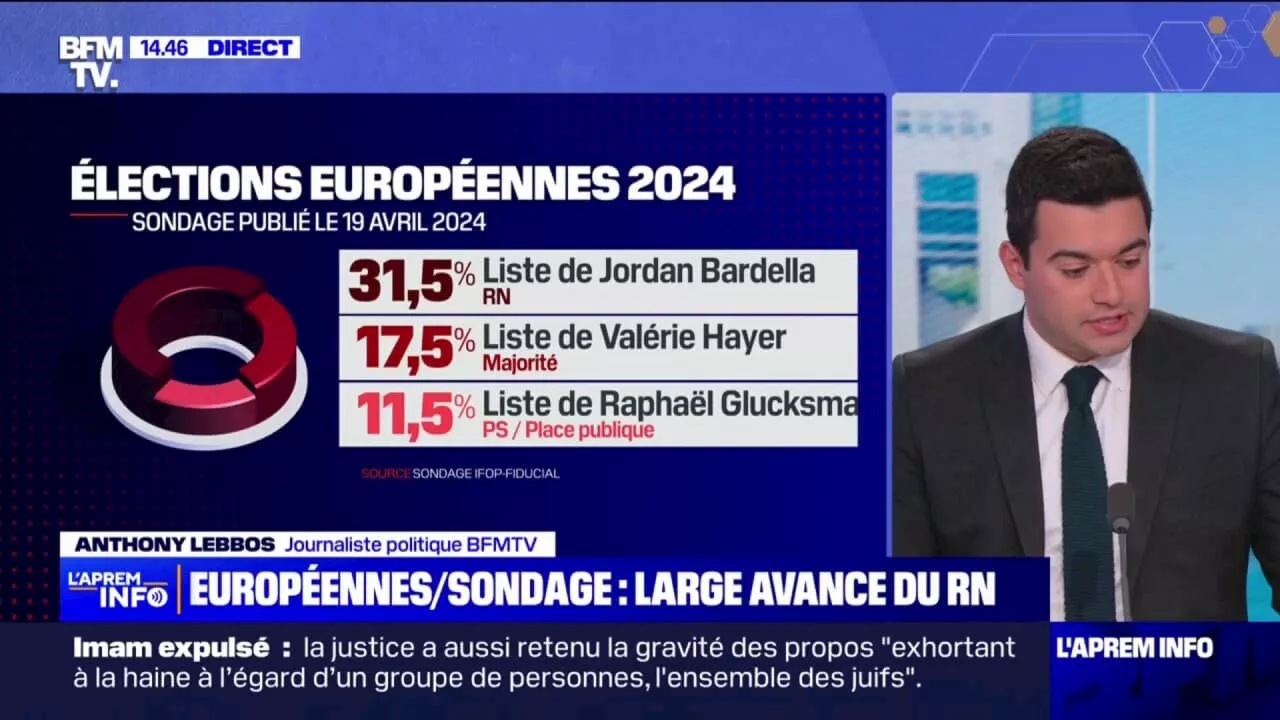 Élections européennes: le Rassemblement national en tête dans les sondages