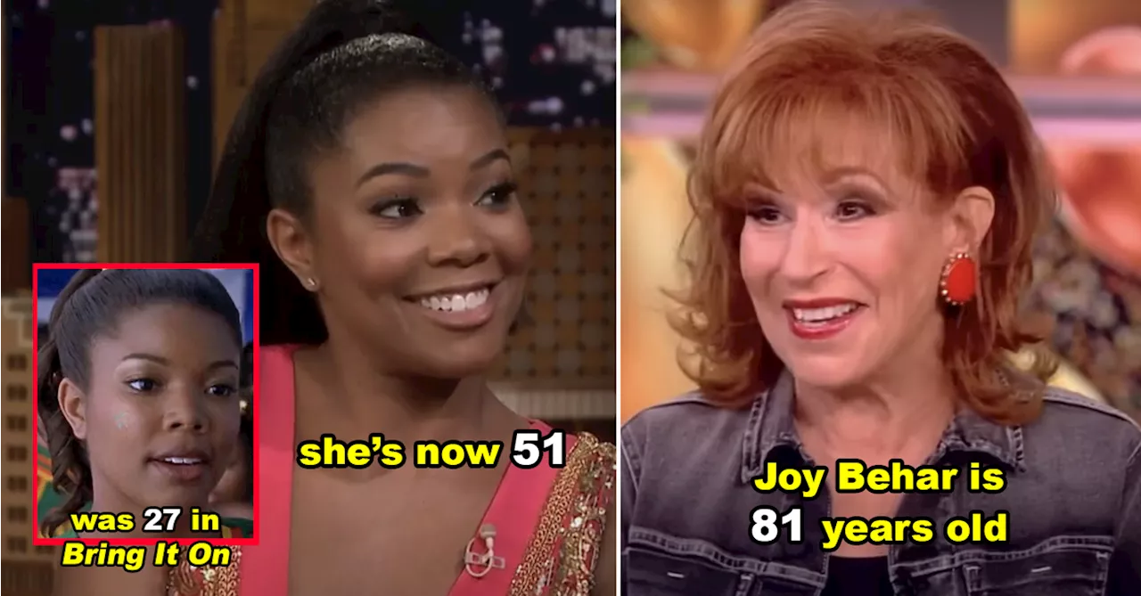 34 Celebs Who Are Older Than You Thought And Never Age