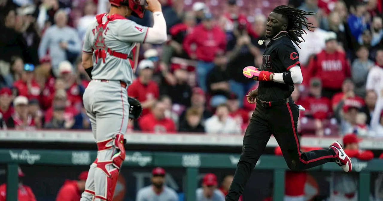 Elly De La Cruz slugs 3-run HR and Nick Lodolo works 6 strong innings as Reds beat Angels 7-1