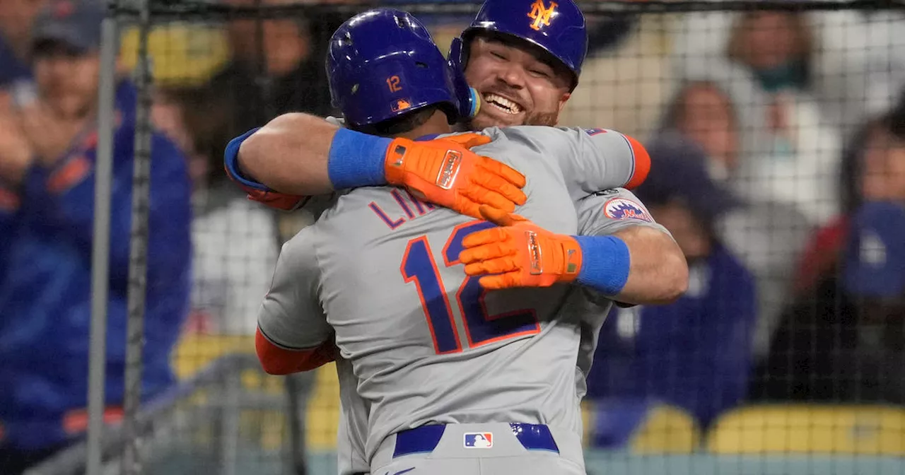 Francisco Lindor slugs tiebreaking 2-run homer, Mets knock off the Dodgers, 9-4