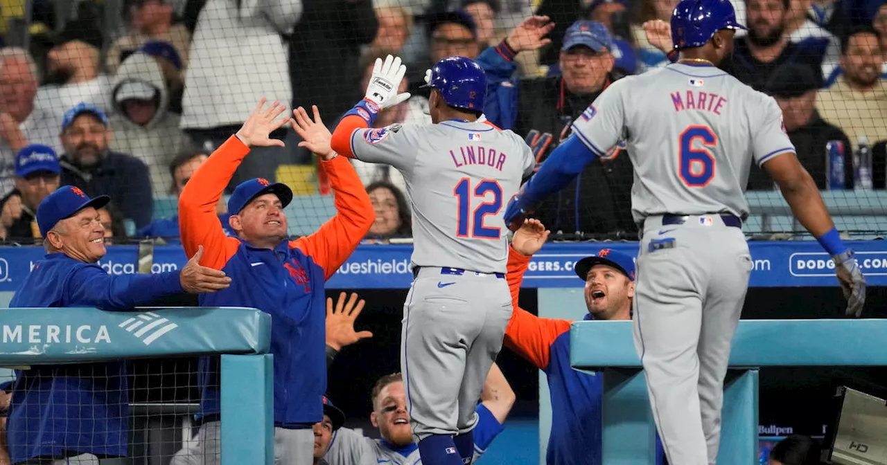 Francisco Lindor slugs tiebreaking 2-run homer, Mets knock off Dodgers for 5th straight win