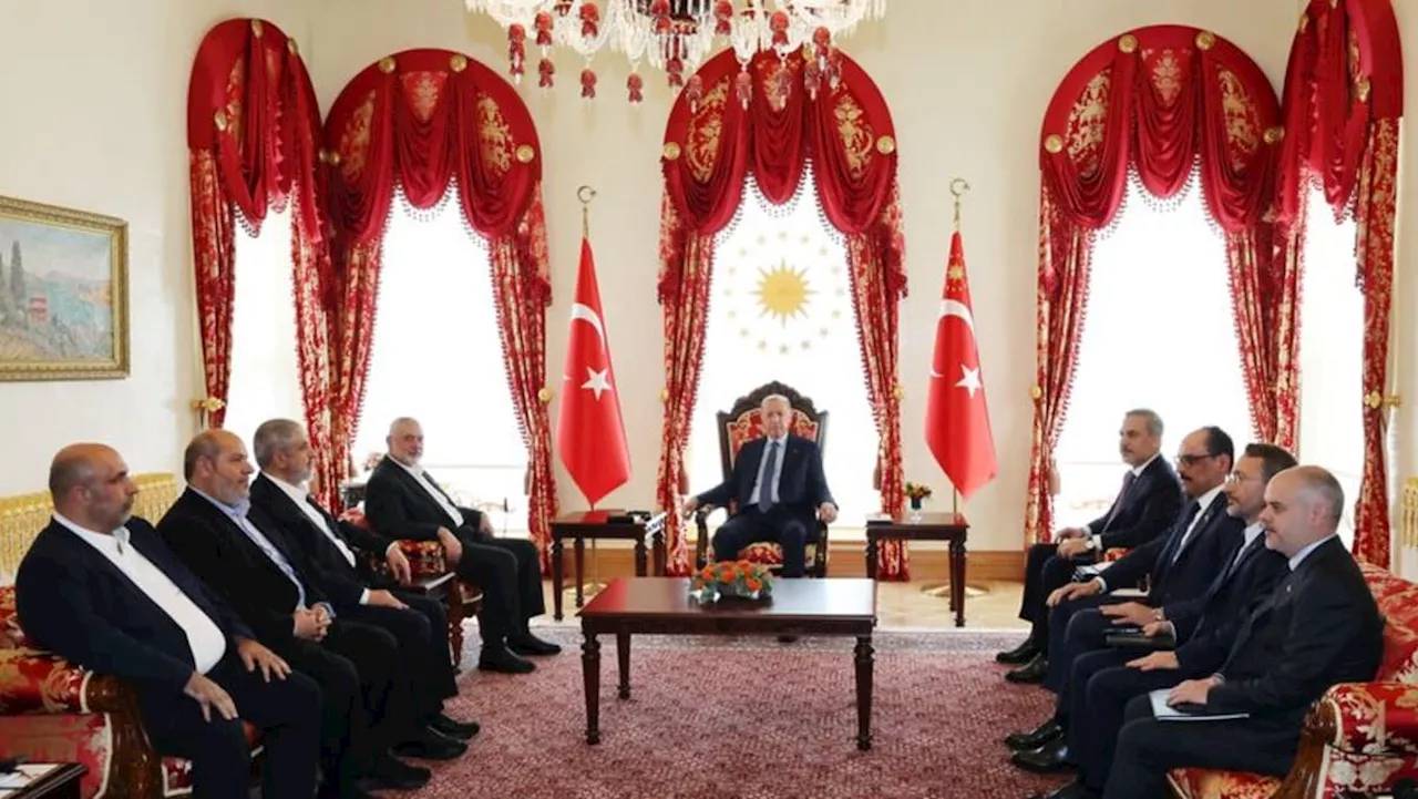 Erdogan meets Hamas leader in Türkiye, discusses efforts for regional peace