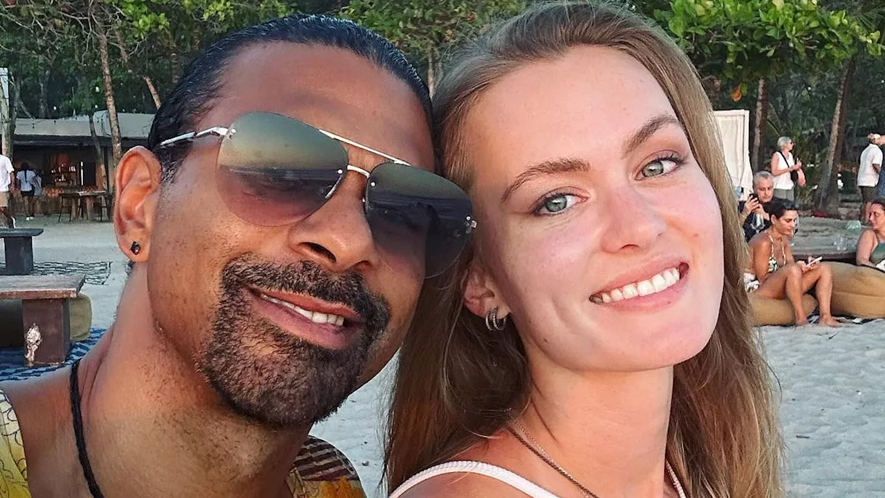 David Haye and girlfriend Sian Osbourne 'search for new 'hotties' to join their 'throuple' on dating...