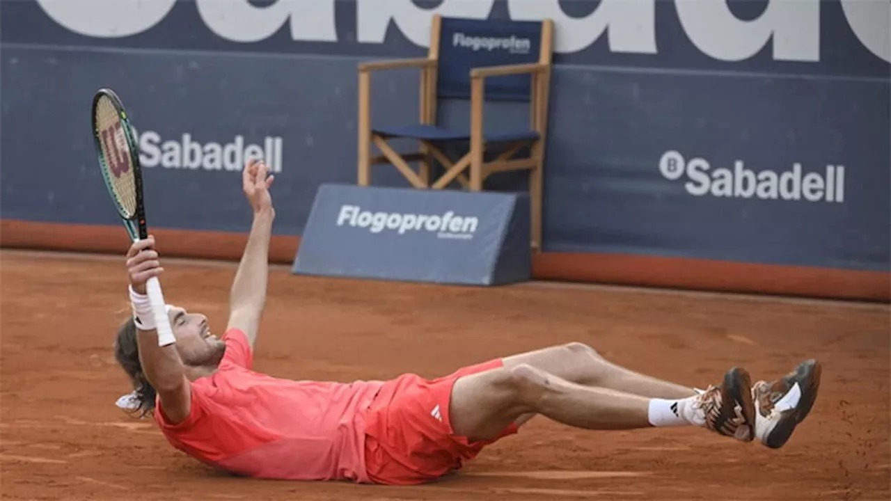 Tsitsipas saves two match points to reach Barcelona semi-finals