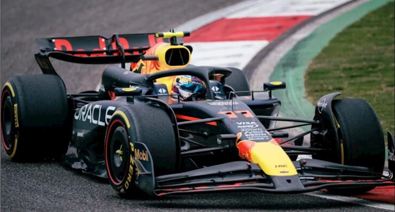 Checo Pérez largará segundo en el GP de China; Max Verstappen se quedó la Pole