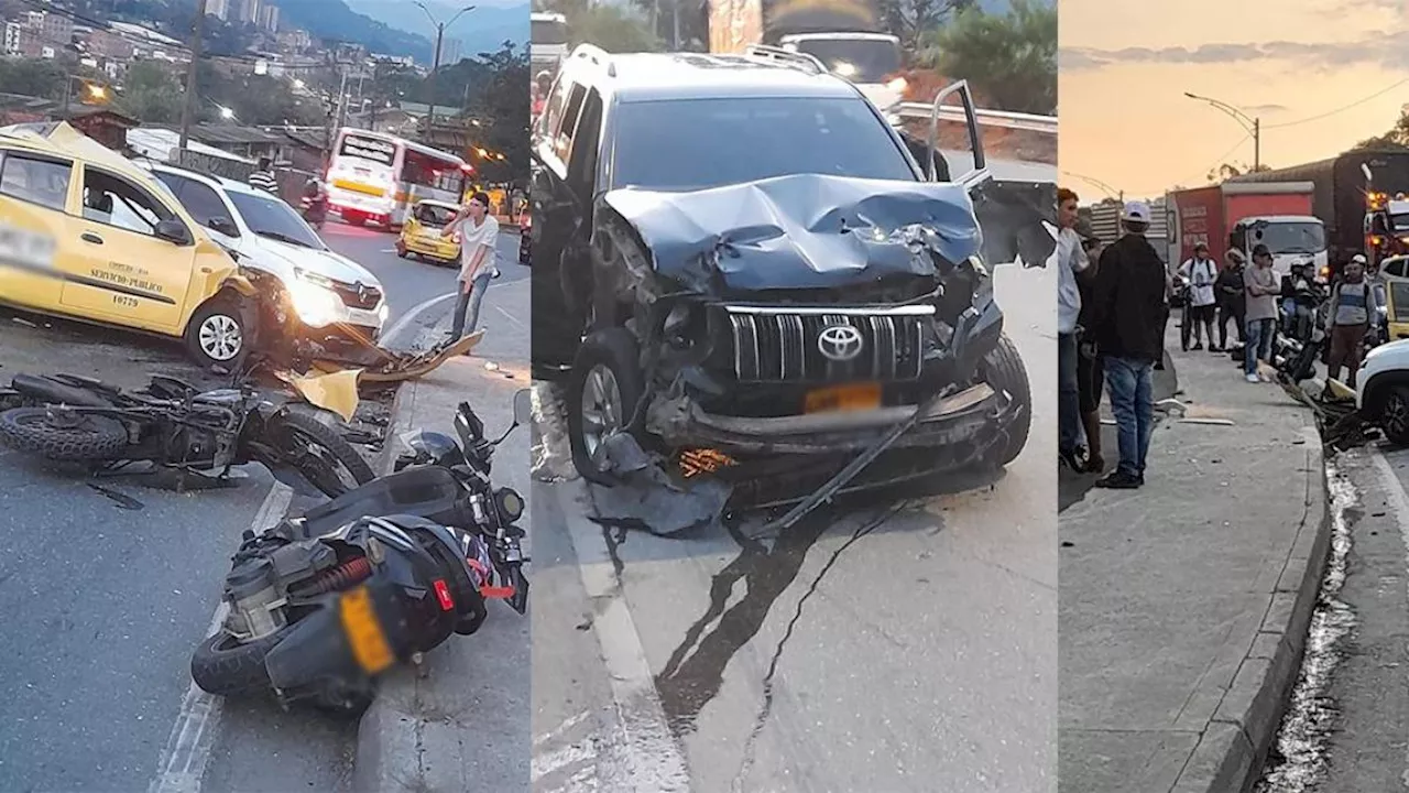 Aparatoso siniestro vial en la autopista norte dejó una persona muerta y varias heridas