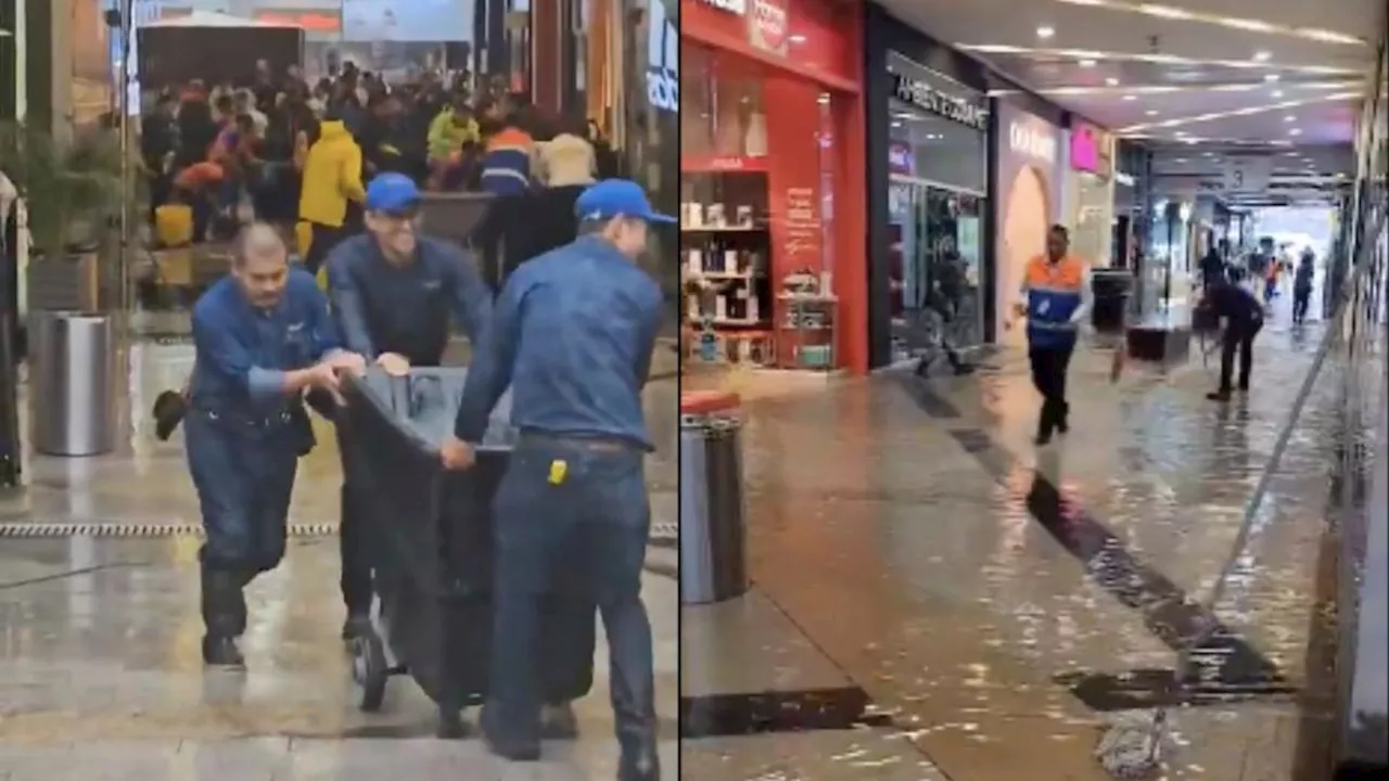 Fuertes lluvias en Bogotá causaron inundación dentro del Centro Comercial Unicentro