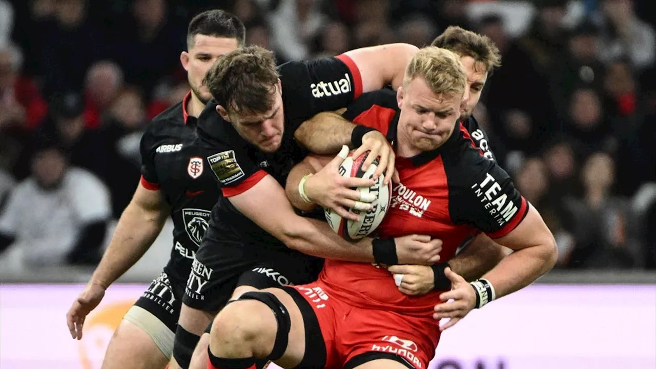 Top 14 : Toulon fait chuter Toulouse malgré une infériorité numérique