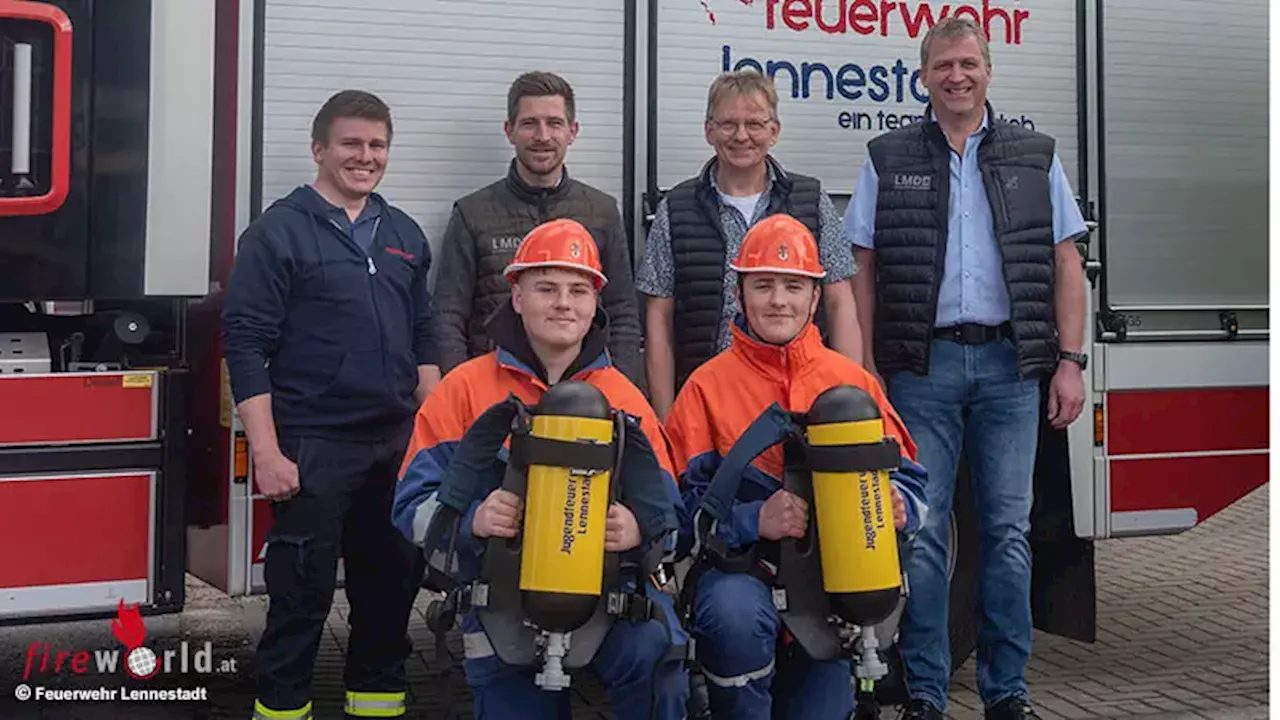 D: Neue “Atemschutzgeräte” für die Feuerwehrjugend Lennestadt