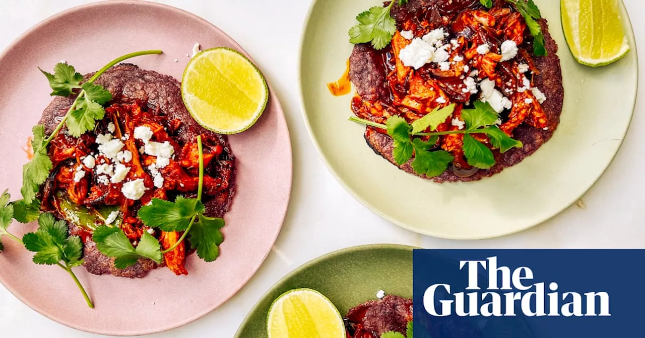 How to turn leftover roast chicken and old tortillas into chicken tinga tostadas