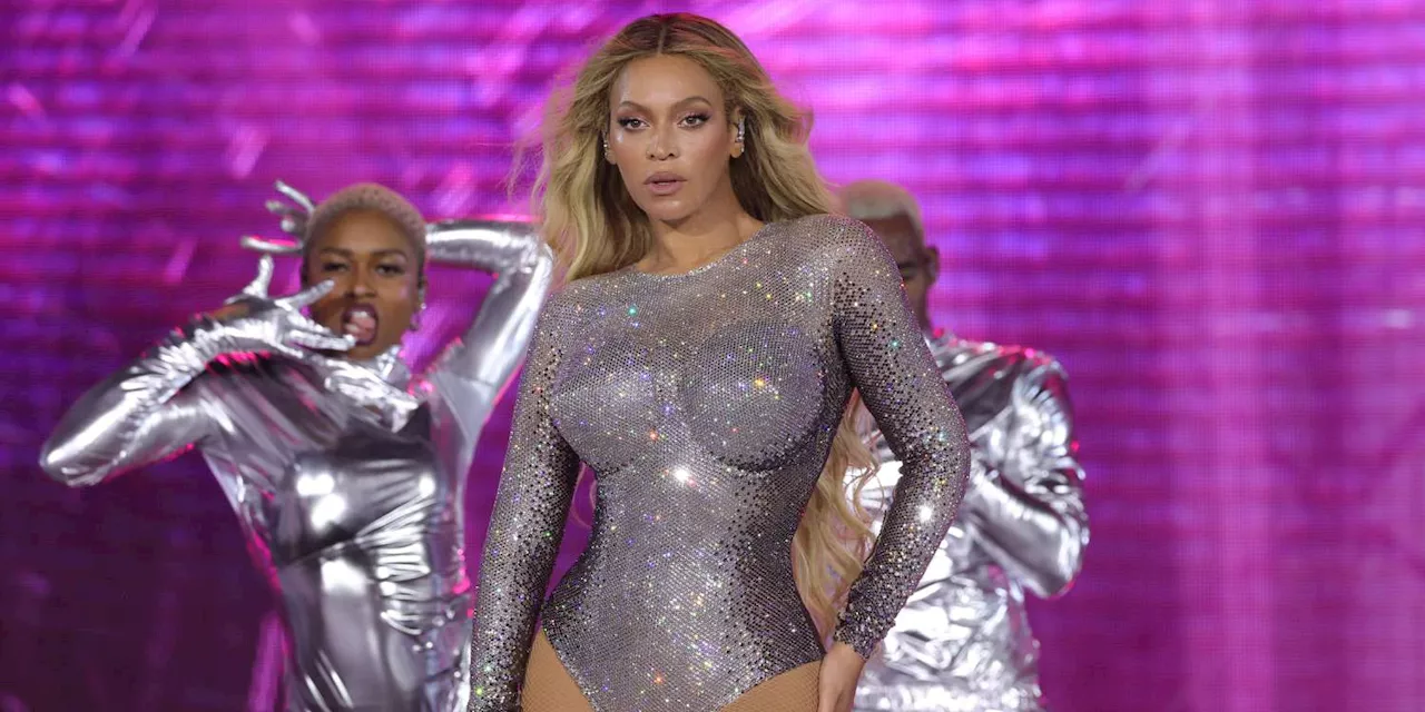 Beyoncé Wore a Sheer Lace Bodysuit and Thigh-high boots to Take Public Transit