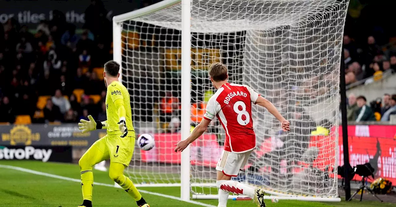 Arsenal return to top of Premier League with win at Wolves