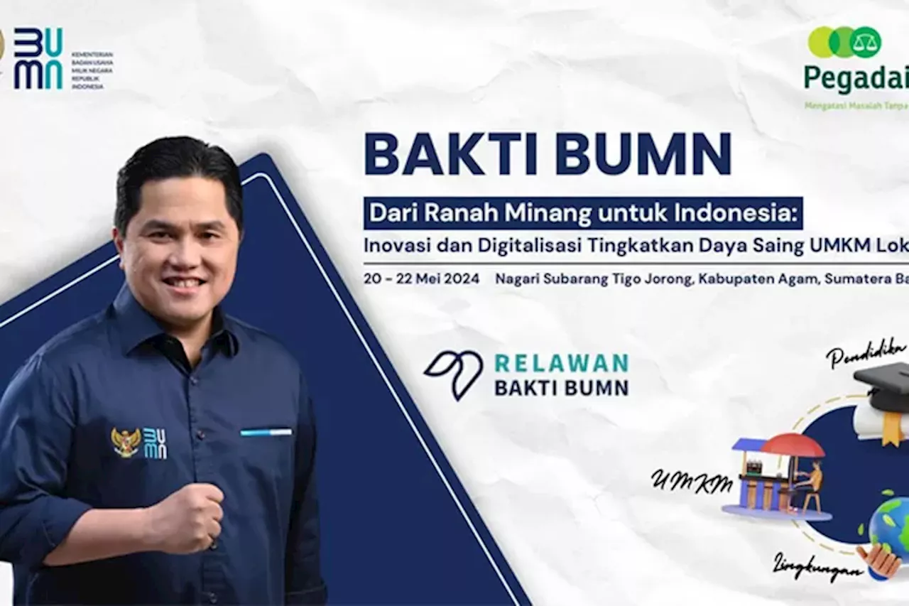 Pegadaian Bersama Kementerian BUMN Kembali Buka Relawan Bakti BUMN Batch V