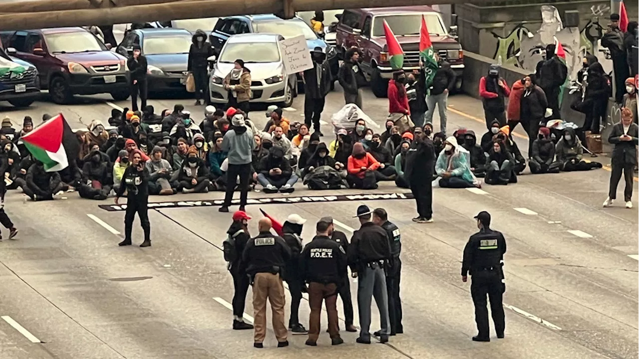 6 pro-Palestinian protesters charged for January I-5 shutdown in Seattle