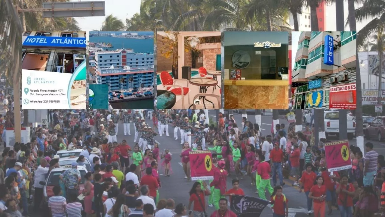 5 hoteles cercanos a la zona de desfiles del Carnaval de Veracruz 2024