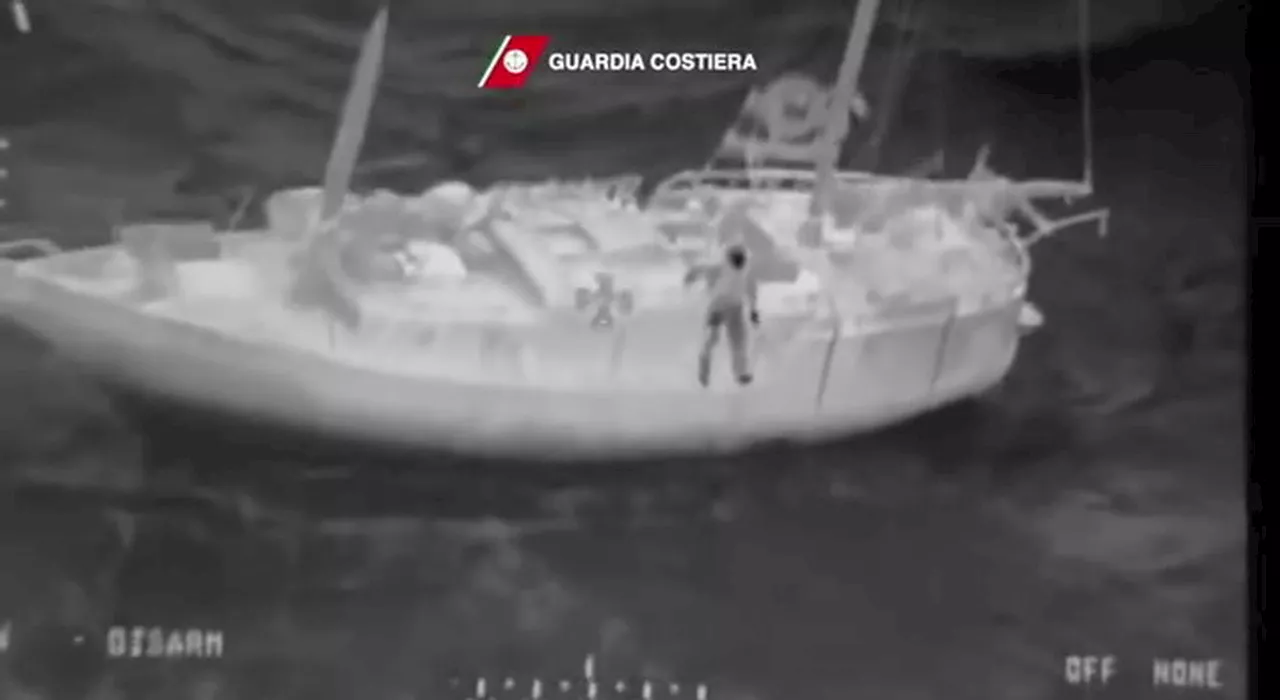 Parte per una traversata in solitaria, velista in balia del mare salvato dalla Guardia Costiera: voleva arriva