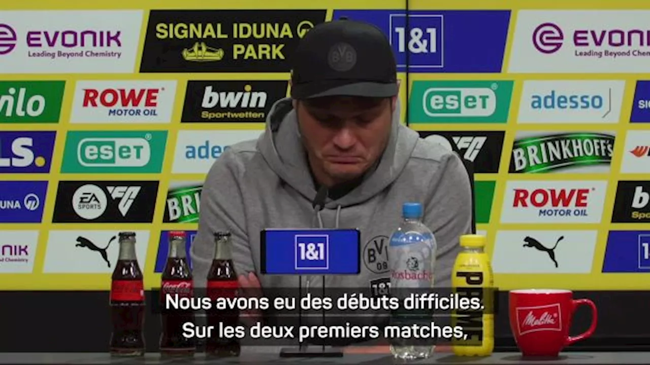 Edin Terzic (Dortmund) : « La différence entre nous et le PSG, c'est que le PSG pense à la finale depuis le...