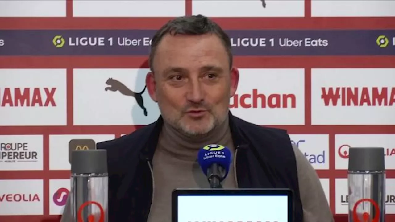 Franck Haise (Lens) : « On attendait la victoire depuis un moment »