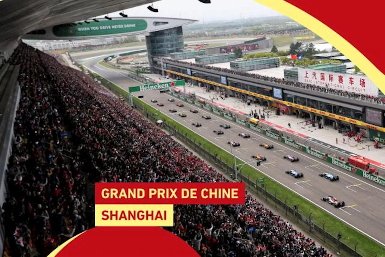 Qualifications du Grand Prix de Chine 2024 de formule 1, course à venir