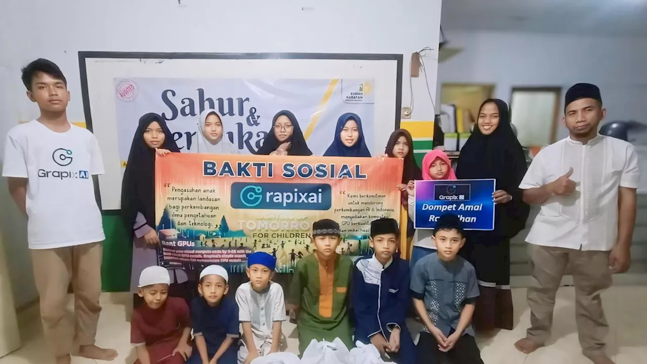 Lewat Kegiatan Amal, GrapixAI Salurkan Bantuan untuk Anak Yatim Piatu dan Dhuafa