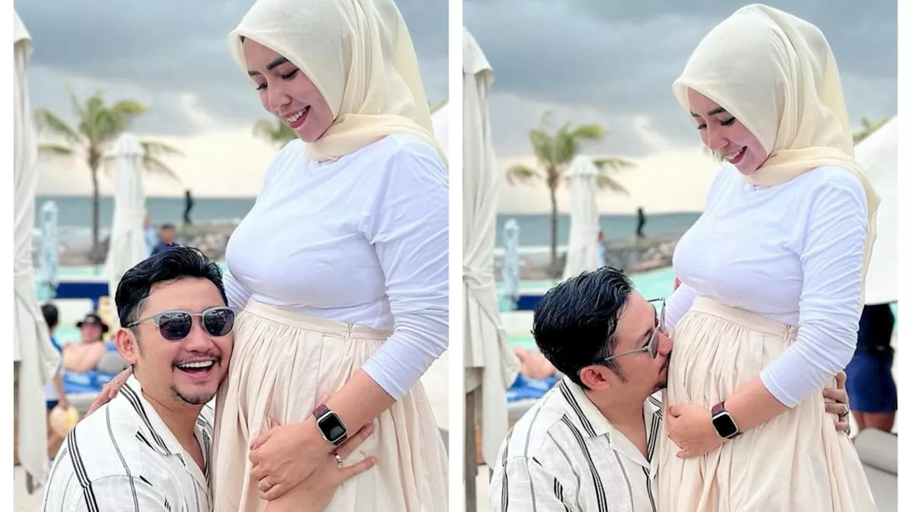 Pamer Baby Bump, Ini 6 Potret Mesra Angga Wijaya dan Nurul Kamaria