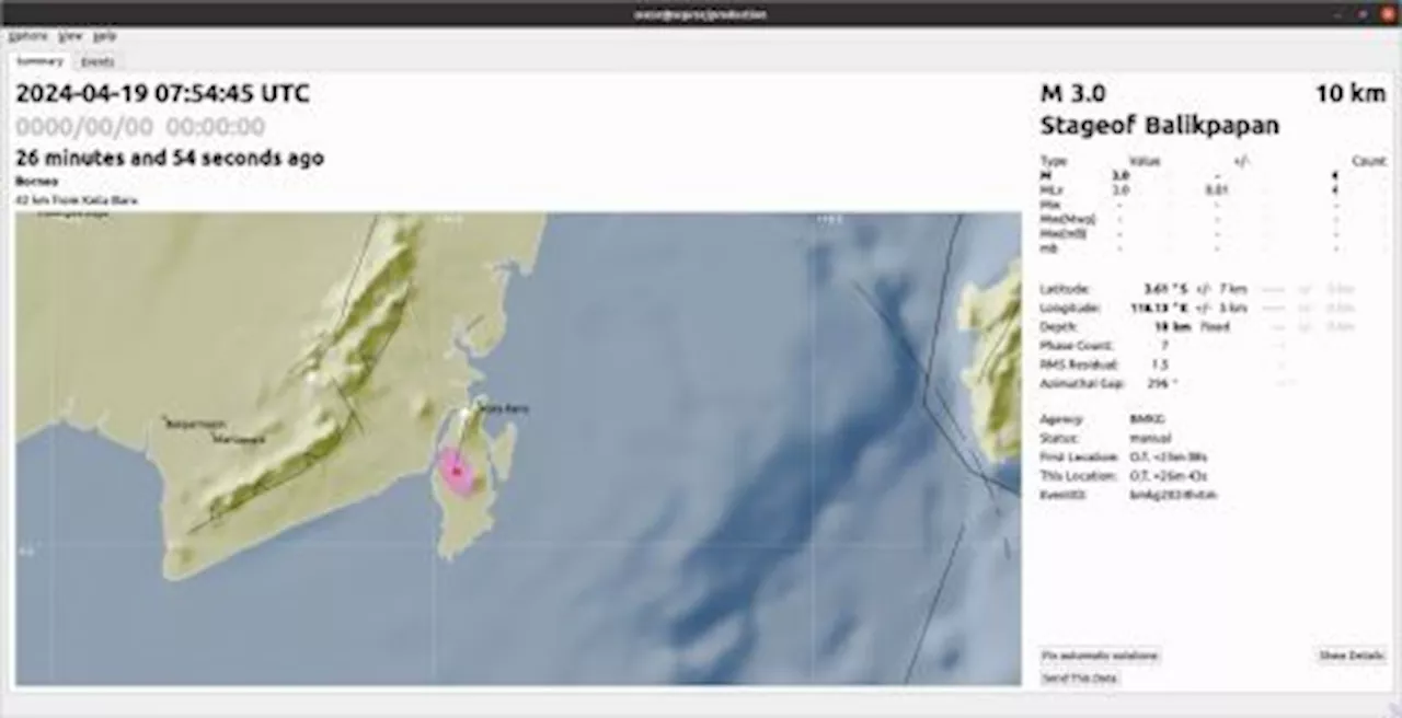 Lagi Gempa Berkekuatan Rendah Guncang Kalsel