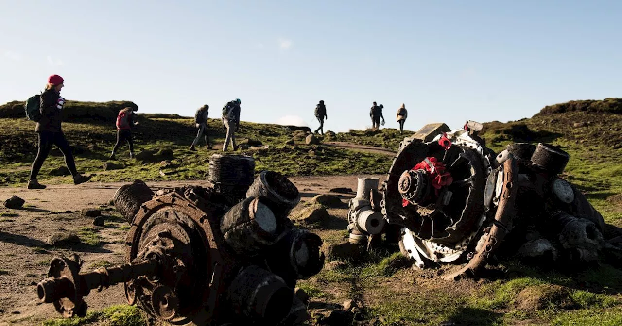 Graveyard of twisted metal litters 'UK Bermuda Triangle' overlooking Manchester