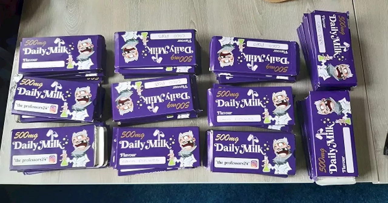 Police seize fake Dairy Milk bars during drugs raid