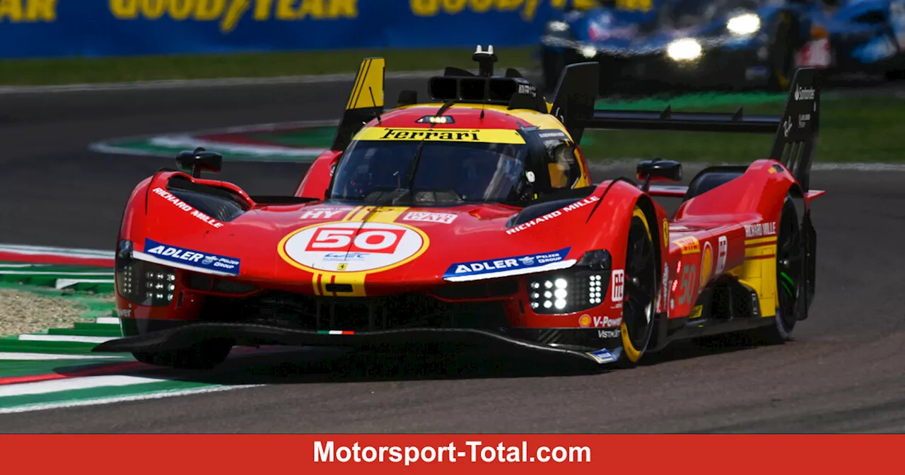 WEC 6h Imola 2024: Ferrari-Dreifachpole beim Heimspiel, Schumacher auf P18