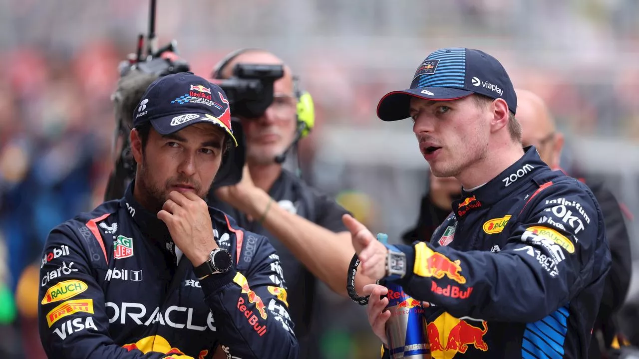 Max wins sprint amid wild Ferrari drama