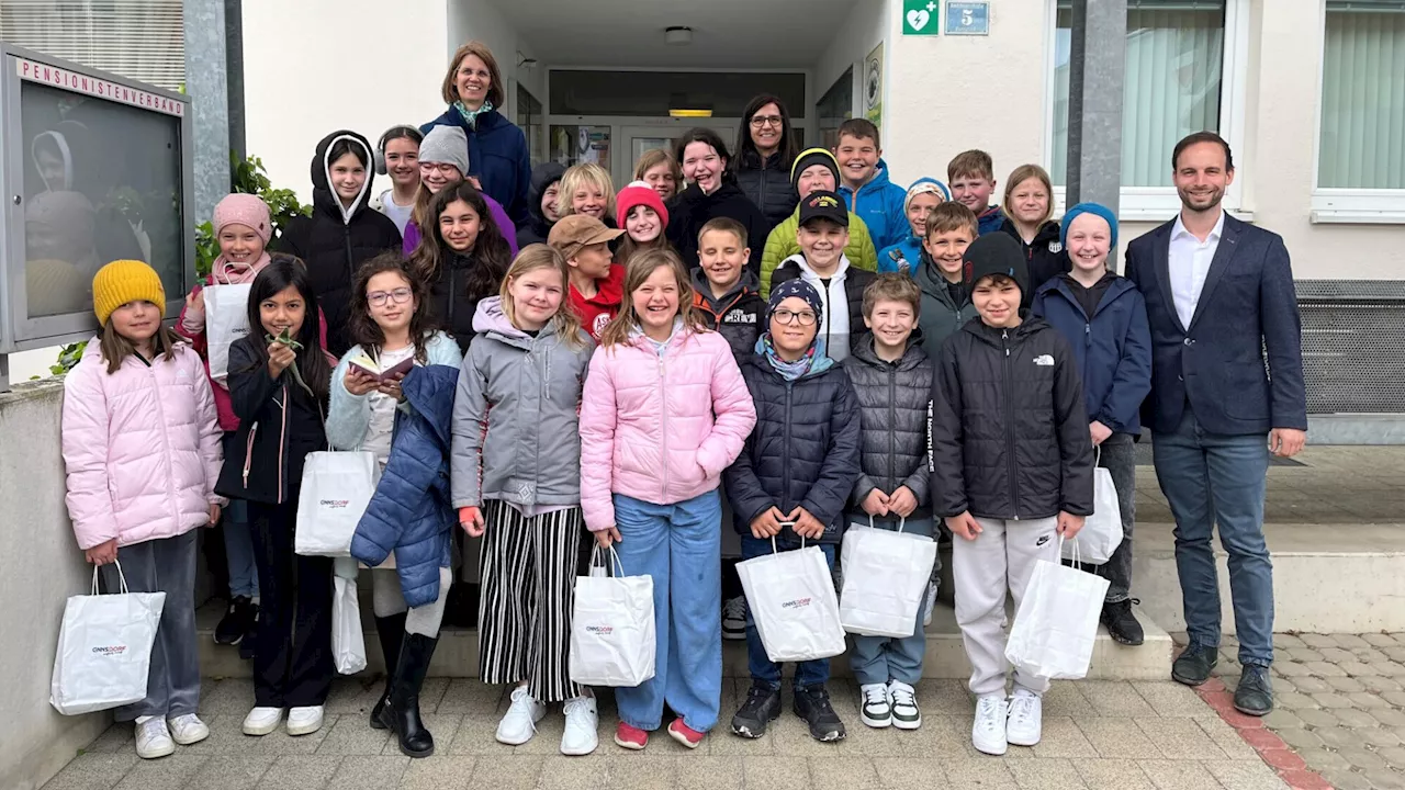 Volksschüler zu Besuch beim Bürgermeister