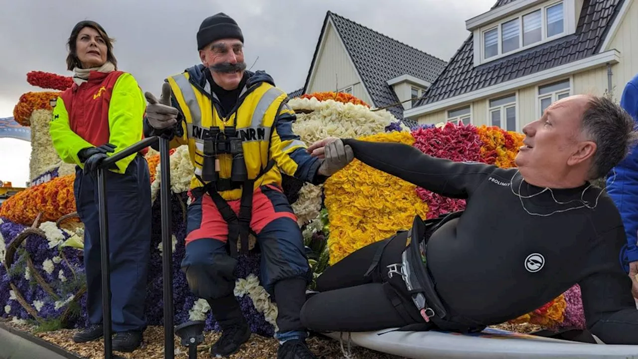 Koude wind houdt toeschouwers bloemencorso niet tegen