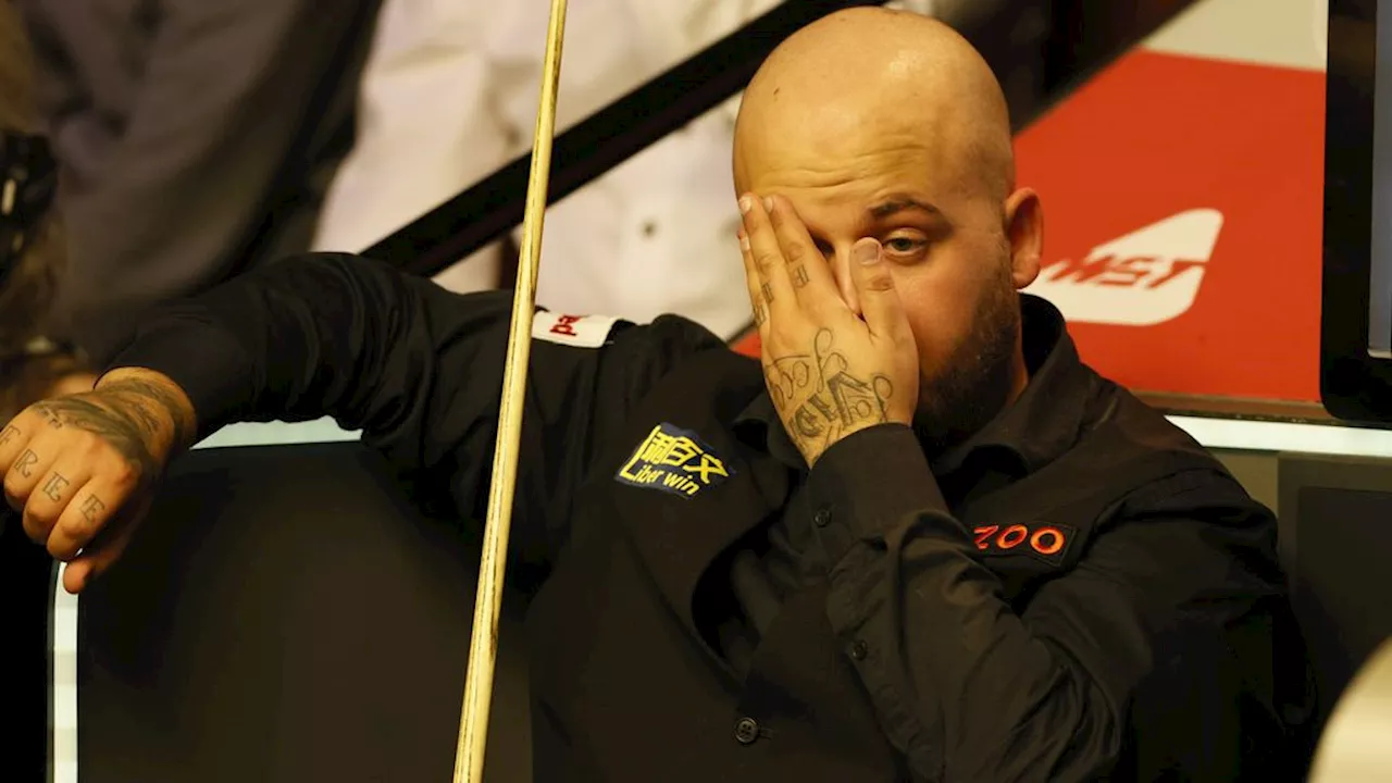 Belgische snookersensatie Brecel snel naar huis op WK: 'Was te moe'